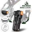 KILIROO Bike Folding Lock with Password Lock Anti-Theft (Black) KR-BFL-100-JK