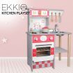 EKKIO Wooden Kitchen Playset for Kids (European Style Kitchen Set) EK-KP-103-MS