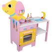 EKKIO Wooden Kitchen Playset for Kids (Puppy Shape Kitchen Set) EK-KP-108-MS