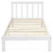 EKKIO Single Wooden Bed Frame (White) EK-WBF-100-HH