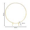 GOMINIMO 1.8 M Round Balloon Arch Kit(Gold)GO-BA-100-SD