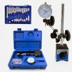 RYNOMATE Dial Indicator Gauge Magnetic Base with 22 Indicator Point Set (Blue) RNM-DIG-100-JY