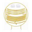 GOMINIMO 2.2 M Round Balloon Arch Kit(Gold)GO-BA-101-SD