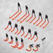 RYNOMATE 16 Pack Garage Hooks Heavy Duty (Orange) RNM-HHD-100-NK