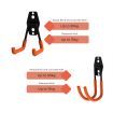 RYNOMATE 16 Pack Garage Hooks Heavy Duty (Orange) RNM-HHD-100-NK