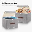 GOMINIMO 3 Pack 24L Foldable Storage Organizers (Gray) GO-FSCR-103-XHE