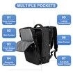 Travel Backpack with Shoe Compartment for Women Men  Waterproof Sports Luggage Computer Backpack Casual Daypack(Black)