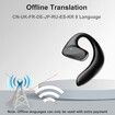 Translator Earbuds 144 Languages Translation Device Two Way Real Time 97% High Accuracy Music Calling for iOS Android Phones