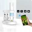 1000x Digital Microscope, Coin Magnifier with 8 Adjustable LED Lights, Compatible with iPhone, Android, Mac, Windows