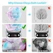 Bath Sponges Loofahs 70 Grams Large Size,4 Pack Shower Sponge Exfoliating Cleaning Bath Loofa Body Scrubber Balls for Women Men Children Washing