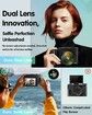 4K Digital Camera for Photography,64MP Autofocus Vlogging Camera for Vlog with Selfie Lens,Compact Travel Video Camera with Flash,16X Zoom,Anti-Shake,32GB Card,2 Batteries