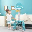 Kids Basketball Hoop Stand Set 5 in 1 Activity Centre Golf Game Ring Toss Football Gate Adjustable Indoor Outdoor Playset