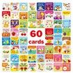 60 PCS Question Cards Lunchbox Kids Cute Notes Inspirational Motivational Affirmations Puns Mini Notes Postcards Picnic Party