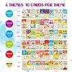 60 PCS Question Cards Lunchbox Kids Cute Notes Inspirational Motivational Affirmations Puns Mini Notes Postcards Picnic Party