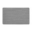 Chenille Bath Mat-Rubber Backing Bathroom Rugs Non Slip-Quick Dry Bath Mats for Bathroom Floor- Rugs Fit Under Door(Grey-50*80CM)