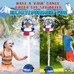 Flying Animal Sprinklers for Kids Water Toys Attaches to Garden Hose Splashing Fun Toys for Age 3+ Child Boys Girls Holiday Birthday Gift Penguin