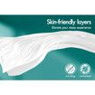 STARRY EUCALYPT Pillowtop Mattress Topper Bamboo White Protector Cover Pad 7cm King Single