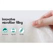 STARRY EUCALYPT Pillowtop Mattress Topper Bamboo White Protector Cover Pad 7cm King Single