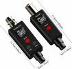 2.4GHz UHF Wireless Microphone System XLR Mic Adapter Wireless Transmitter and Receiver for Dynamic Microphone, Audio Mixer, PA System