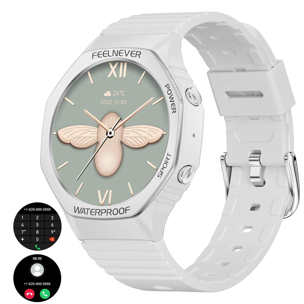 Smart Watch 1.32" Casual Women's Sport Watch for Android iOS Phones with 100+Sport Modes, Fitness Tracker,Sleep Monitor