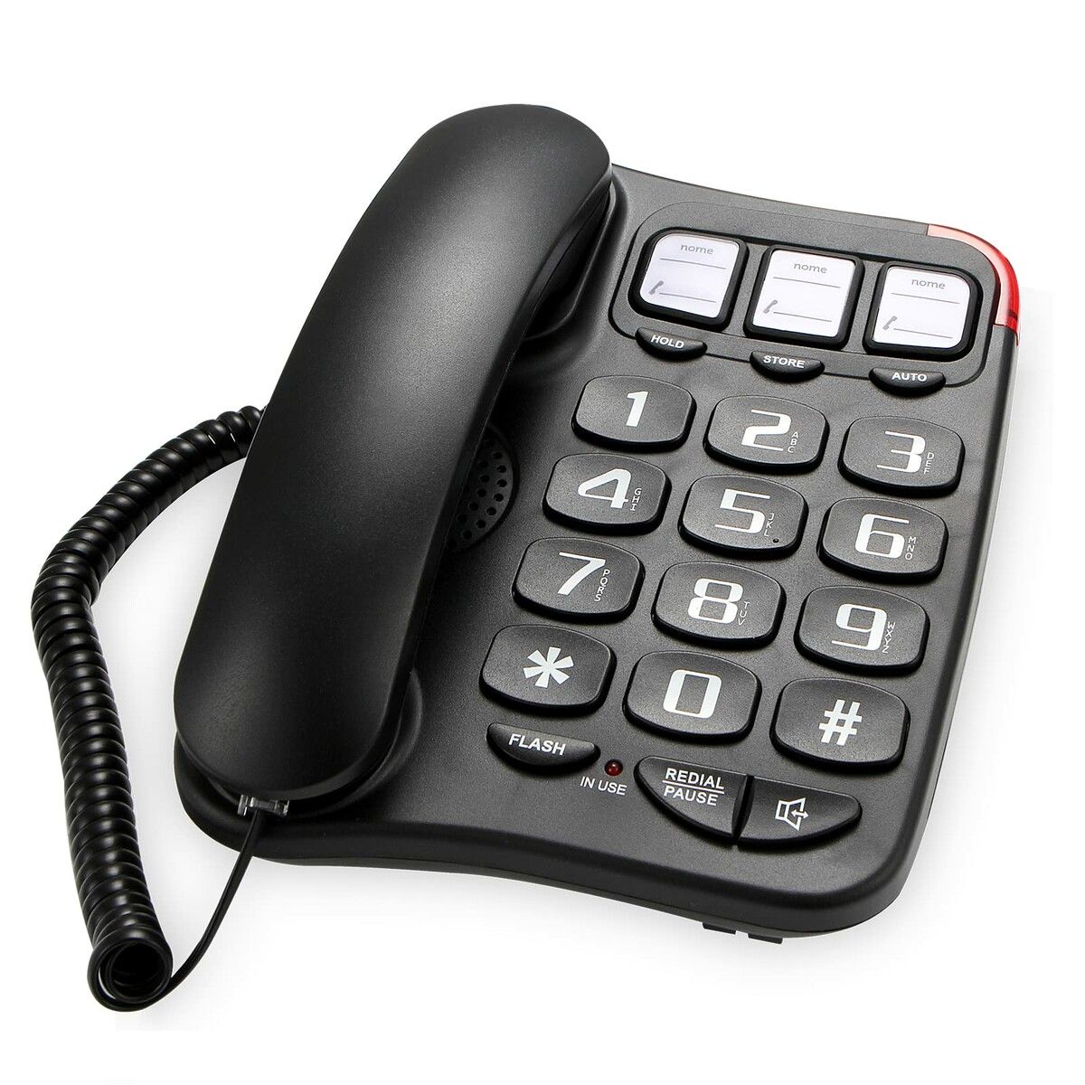 Landline Phones for Seniors,Large Button Phone for Seniors,Landline Phones for Home,with Picture Memory Speed Dial Function,Telephones for Hearing Impaired