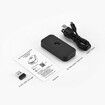 Mini 1D Bluetooth Barcode Scanner,3-in-1 Bluetooth & USB Wired & 2.4G Wireless Barcode Reader Portable Bar Code Scanning Work with Windows,Android,iOS,Tablets or Computers