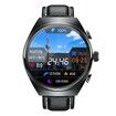New Headset Smart Watch 2-in-1 1.53 Inch Round Screen Dual Call NFC Stainless Steel Body IP67 Mens Watches Color Black