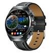 New Headset Smart Watch 2-in-1 1.53 Inch Round Screen Dual Call NFC Stainless Steel Body IP67 Mens Watches Color Black