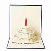 3d Gift Card Cake Blue