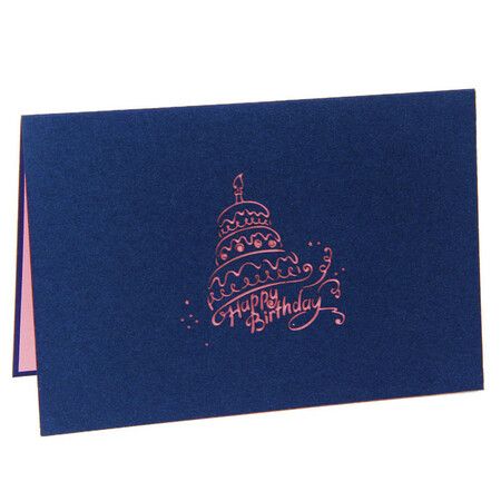 3d Gift Card Baby Girl Birthday Card