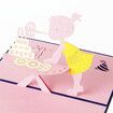 3d Gift Card Baby Girl Birthday Card