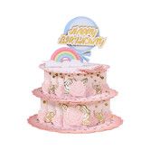 3d Gift Card Cake Star Pink