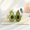 3d Gift Card Avocado Birthday Card