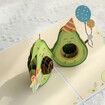 3d Gift Card Avocado Birthday Card