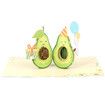 3d Gift Card Avocado Birthday Card