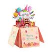 3d Gift Card BOX Birthday