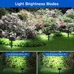 Solar Outdoor Lights Exterior Sensor Lamps Garden Outside Spotlights 49 LED Lamps Deck Driveway Pathway Waterproof 2PCS