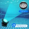 Solar Pond Outdoor Light 3 Heads RGB Landscape Spotlight Pool Fish Tank Fountain Submersible Lamp Waterproof Multicolours