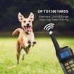 1000M Range Anti Barking and Remote Dog Training Collar,Rechargeable with Sound,Vibration,Shock (For 2 Dogs)