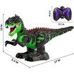 Remote Control T-rex Large Toy for Boys 4-8 Years, Realistic Tyrannosaurus with Water Mist, Light, Roars, Electric Dino Birthday Gift for Kids (Green)