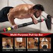 Pullup Push Up Bar Chinup Situp Door Abs Exercise Home Gym Workout Fitness Strength Training 250kg 76-110cm Adjustable