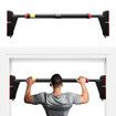 Pullup Bar Chinup Situp Push Up 250kg Horizontal Door Home Gym Abs Workout Exercise Shoulder Chest 96-140cm Adjustable