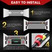 Pull Up Bar Push Chinup Situp Door Horizontal Shoulder Fitness Abs Workout Exercise Home Gym 400kg 93-140cm Adjustable
