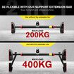 Pull Up Bar Push Chinup Situp Door Horizontal Shoulder Fitness Abs Workout Exercise Home Gym 400kg 93-140cm Adjustable