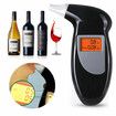 Lcd Digitale Alcohol Tester With 5 Mouthpieces Analyzer Blaastest Adem Alcohol Tester Blaastest Meter