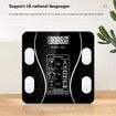 APP Intelligent Body Fat Scale Home Electronic Scale Body Weight Scale Color Black