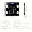 APP Intelligent Body Fat Scale Home Electronic Scale Body Weight Scale Color Black