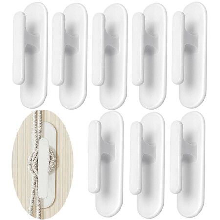 Window Blind Rope Bracket 8 Pieces Blind Cord Winder Safety Adhesive Blind Cord Holder, Window ...