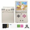 4400+ Portable Nostalgic Games Retro Handheld Device 3.5inch IPS Foldable 3300mAh Battery 64GB TF Card Expandable to 128G WiFi Silver Gray