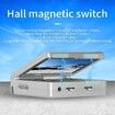 4400+ Portable Nostalgic Games Retro Device 3.5inch IPS Foldable 3300mAh Li-ion Battery 64GB TF Card Expandable 128G  WiFi Silver